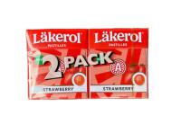 Läkerol Rød Jordbær 2 stk