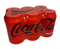 Coca Cola Zero Dåse 6 stk